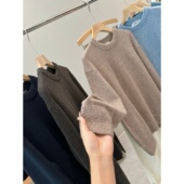 非平替 上衣基础款 商场299 100羊毛 男士 圆领打底衫 针织衫 R866