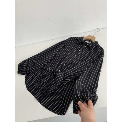 捡漏！提前款！门店359+19亚麻大版条纹衬衫Q292