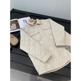 棉外套轻薄保暖工装 捡漏 式 衬衫 棉服S243 淘到国外600