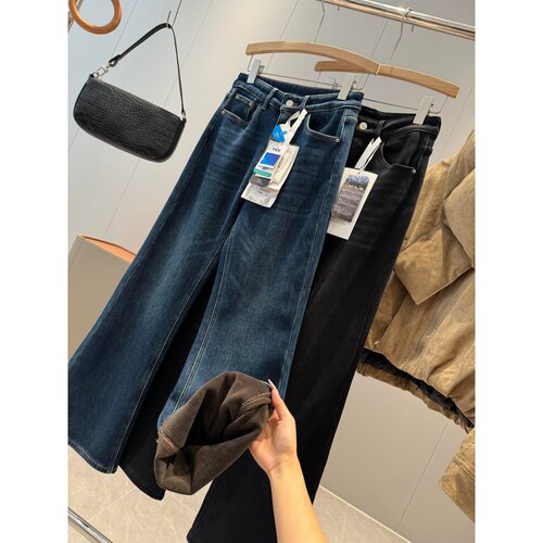 加绒四面弹！全套ykk！同品质299+微喇牛仔裤T122