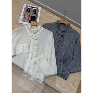 红人店499 强推 T978 绝美手工钩花 莱赛尔 绵羊毛 山羊绒