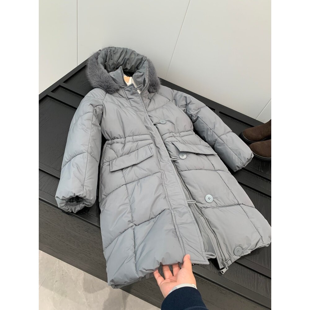 捡漏！淘到国外498+连帽中长款加厚棉服T333