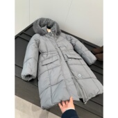 连帽中长款 捡漏 淘到国外498 加厚棉服T333