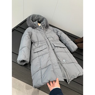 加厚棉服T333 连帽中长款 捡漏 淘到国外498