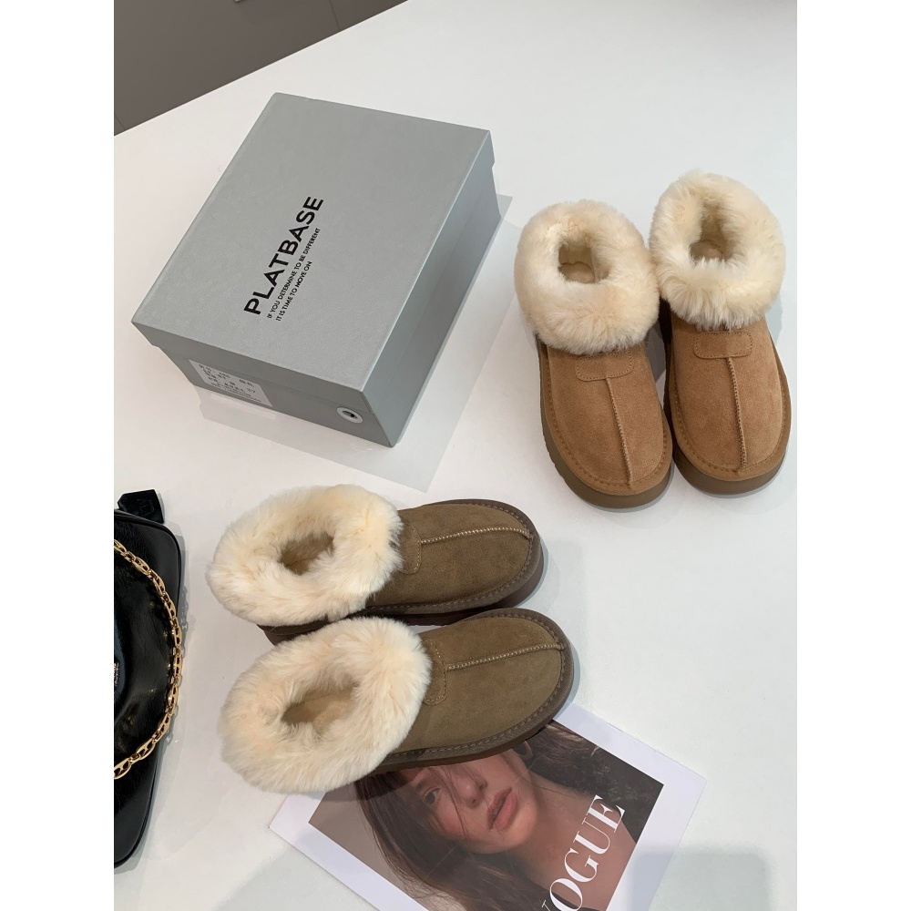 捡漏！淘到国外389+真皮加绒厚底雪地靴S834