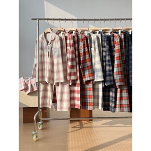 原厂跟单！100棉！门店348无侧缝磨毛家居服套装Y618