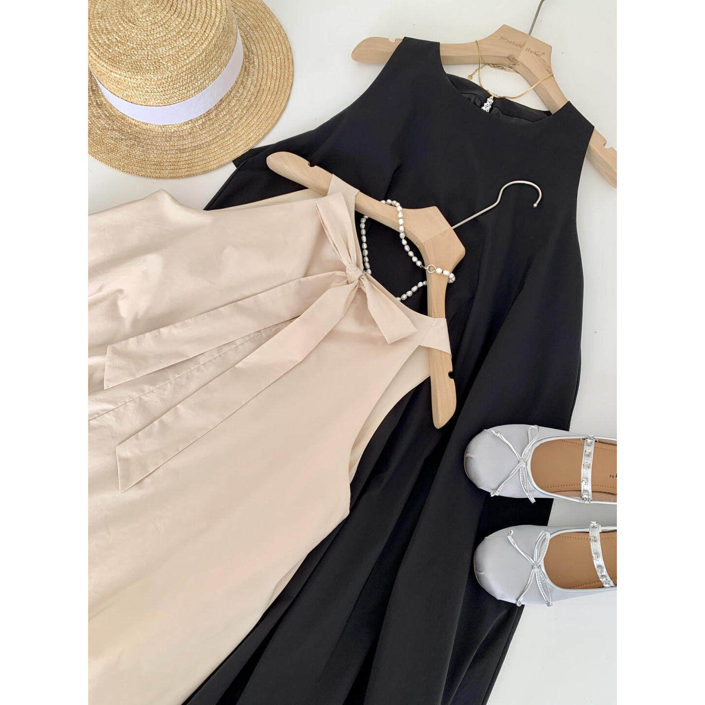 原厂跟单！门店599+无袖花苞连衣裙Q205