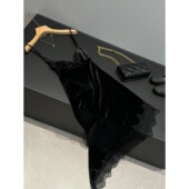 新款 丝绒吊带裙T847 商场399 捡漏 非平替