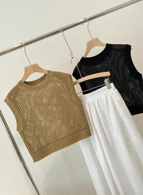 二十多捡漏！太值了～国外商场100+针织镂空小衫P284