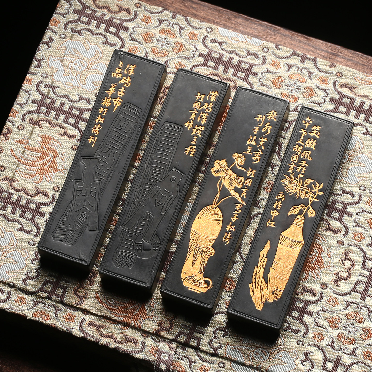 程君房礼盒套装墨锭省级大师手工