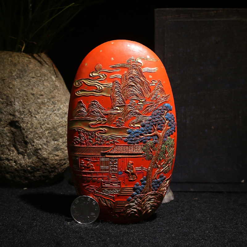 徽墨程君房古法配方墨原矿朱砂墨收藏礼品墨条墨锭墨块工艺精品墨 龙 大型工艺收藏国画抄经礼品摆件徽墨