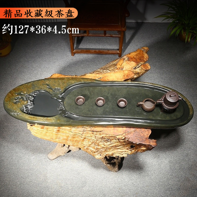 中国歙砚精品收藏茶盘文房四宝