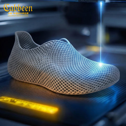 卡宾男款3D打印夏季透气户外凉鞋