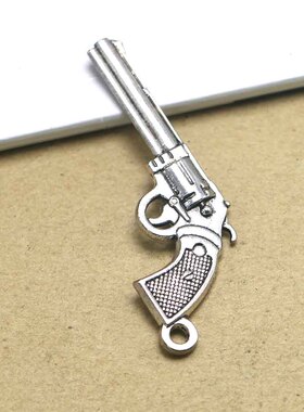 速卖通eBay爆款 周边游戏和平精英吃鸡左轮手枪男女同款项链吊坠