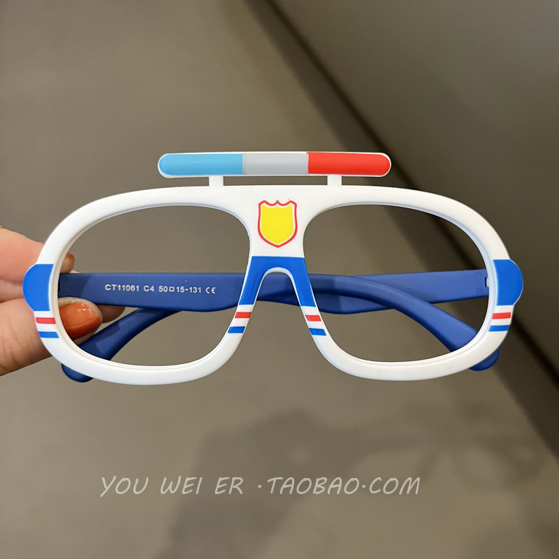 硅胶眼镜架儿童眼镜框男女童