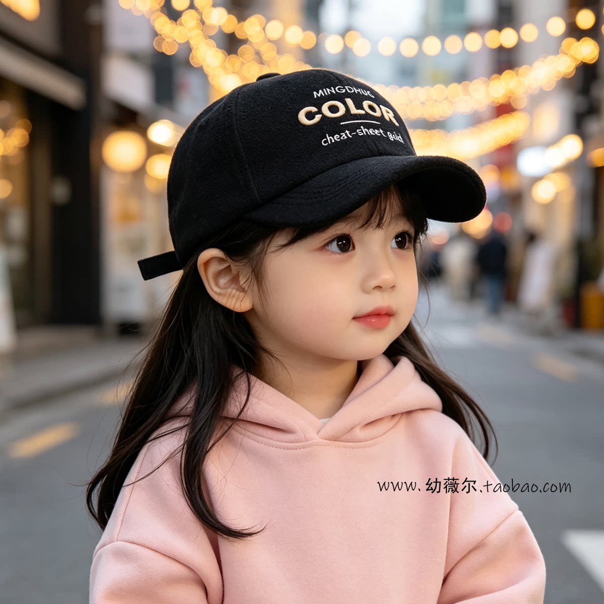 儿童帽子秋冬男童鸭舌帽保暖女童棒球帽韩版潮冬季小孩宝宝太阳帽