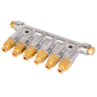 注塑机加压式分油器抵抗式油脂机油阻尼分油TG分配器DF油排油路块