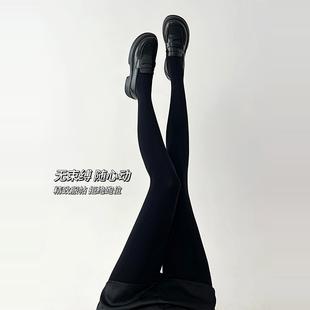 桃乐莉高腰微压收腹黑色连裤 袜女秋冬加绒保暖春秋压力显瘦打底裤
