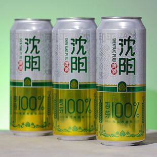 沈阳地标啤酒100%麦芽沈阳啤酒500ml*12罐整箱城市新名片
