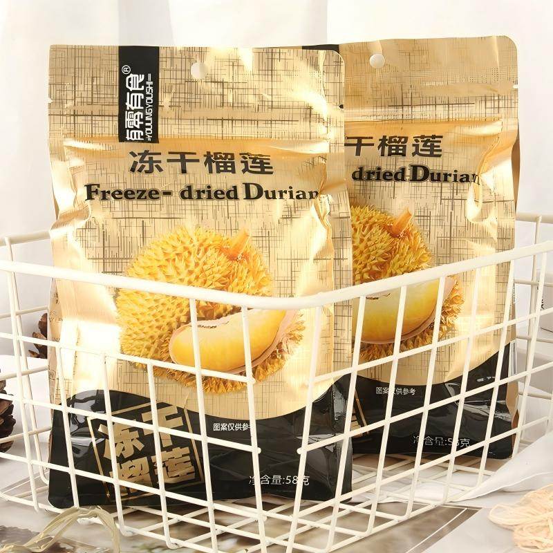 有零有食冻干榴莲网红水果干泰国冻干草莓干水果榴莲干超好吃零食