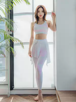 Yoga clothing anti-light half-body apron sports knot skirt cover outdoor running fitness hip cover CONCH WEAR