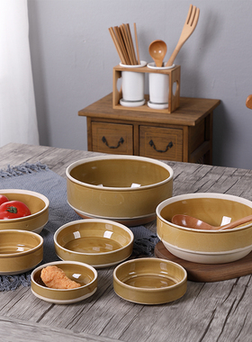 绿色用品 陶瓷土碗浏阳蒸饭碗蒸蛋碗扣肉碗 复古粗陶钵仔碗米饭碗