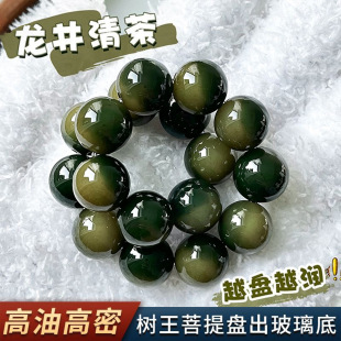 衡山南岳大庙文创白玉菩提根手串女学生圆珠单圈解压绕指柔盘玩