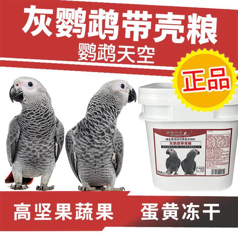 鹦鹉天空灰鹦鹉专用带壳粮食饲料灰机鸟粮中大鸟食高坚果含滋养新图片