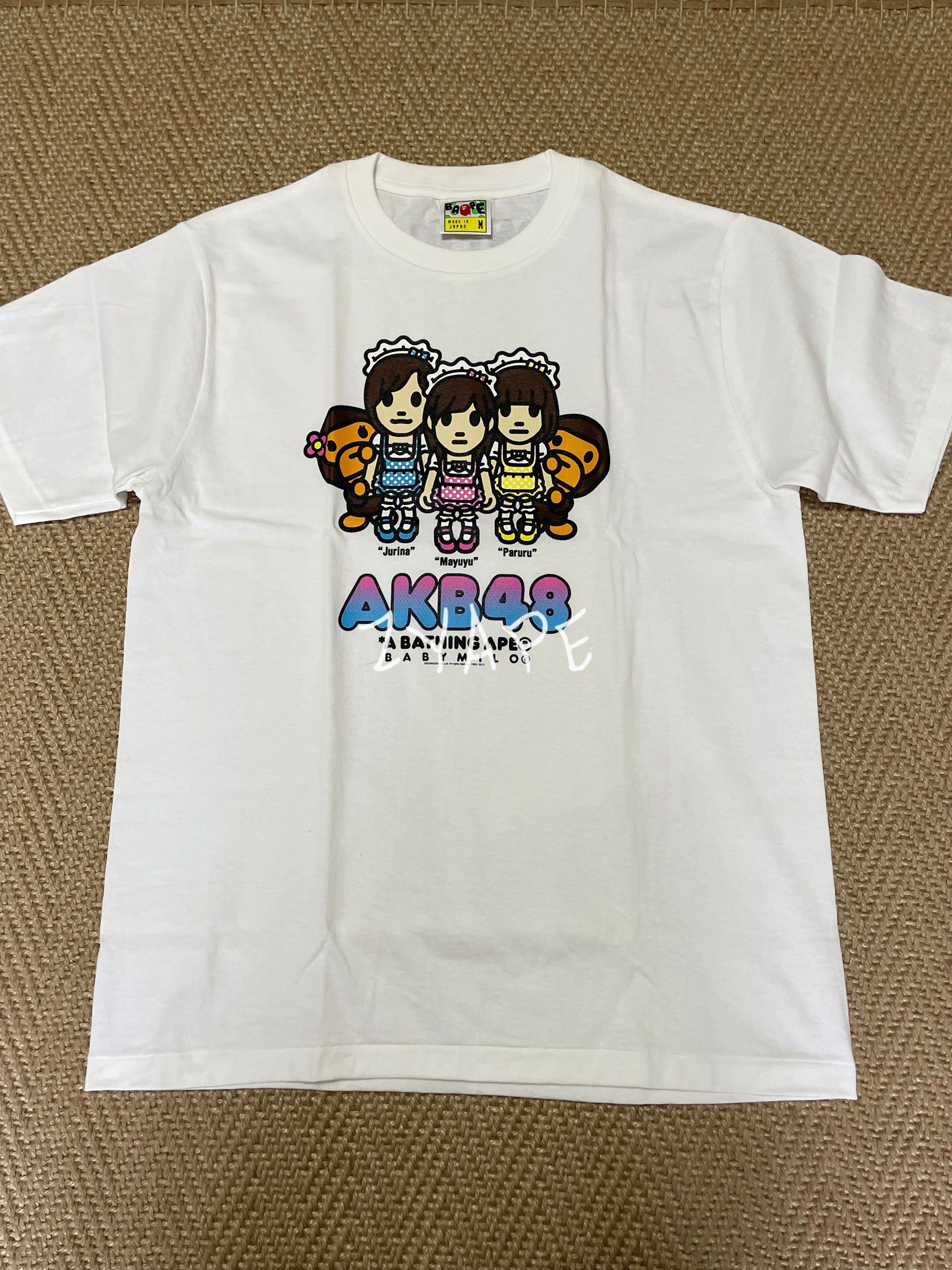 BAPE抽签限定AKB48联名短袖T恤