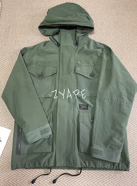 WTAPS PARASMOCK JACKET 60/40 拉链连帽四袋工装冲锋夹克