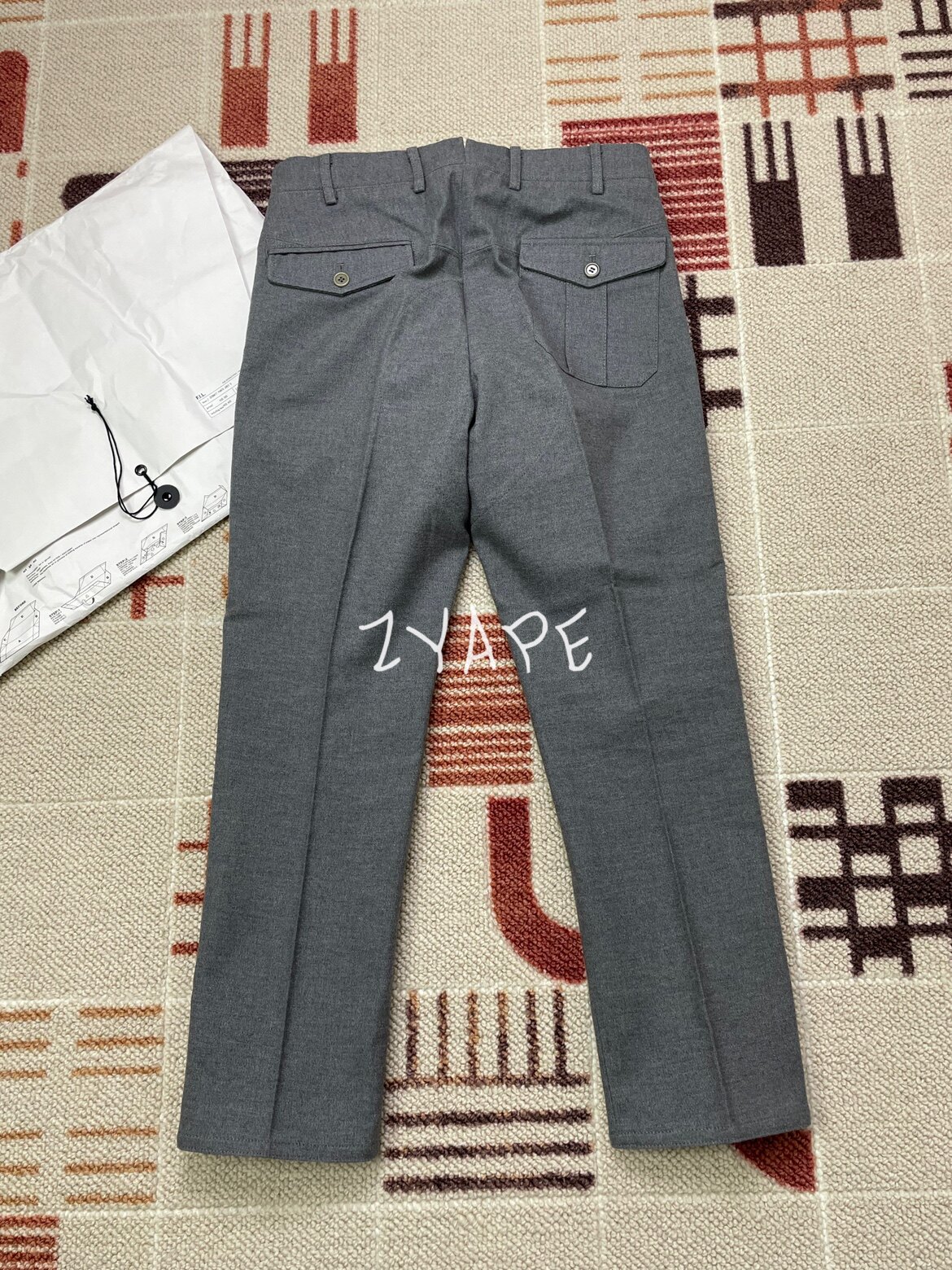 Visvim羊毛混纺初代九分休闲裤