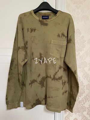 DESCENDANT扎染华夫格长袖T恤