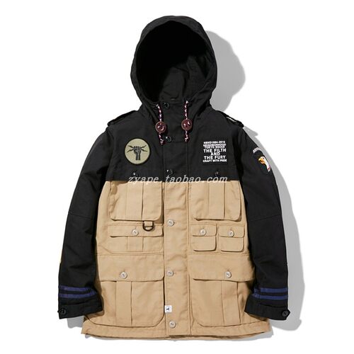 NEIGHBORHOOD贴布宽松连帽夹克