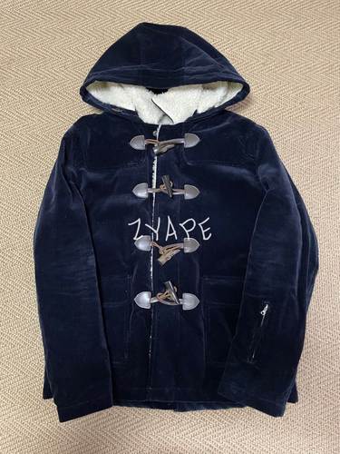 sophnet灯芯绒牛角扣羊羔大衣