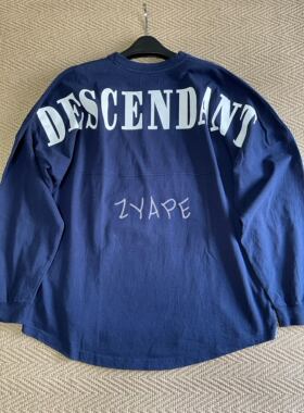 DESCENDANT CETUS JERSEY RonHerman限定背后大LOGO长袖T恤