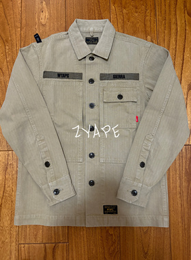 WTAPS HBT LS 16AW人字纹重磅衬衫外套
