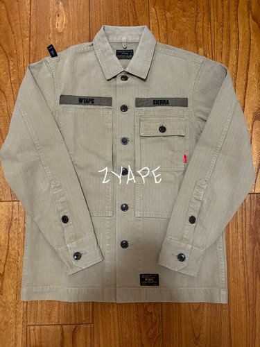 WTAPS HBT LS 16AW人字纹重磅衬衫外套