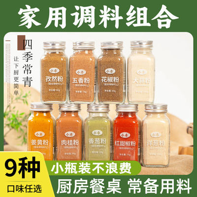 大蒜粉洋葱粉香葱粉孜然粉调料组合套装烧菜烧汤增香去腥厨房调料