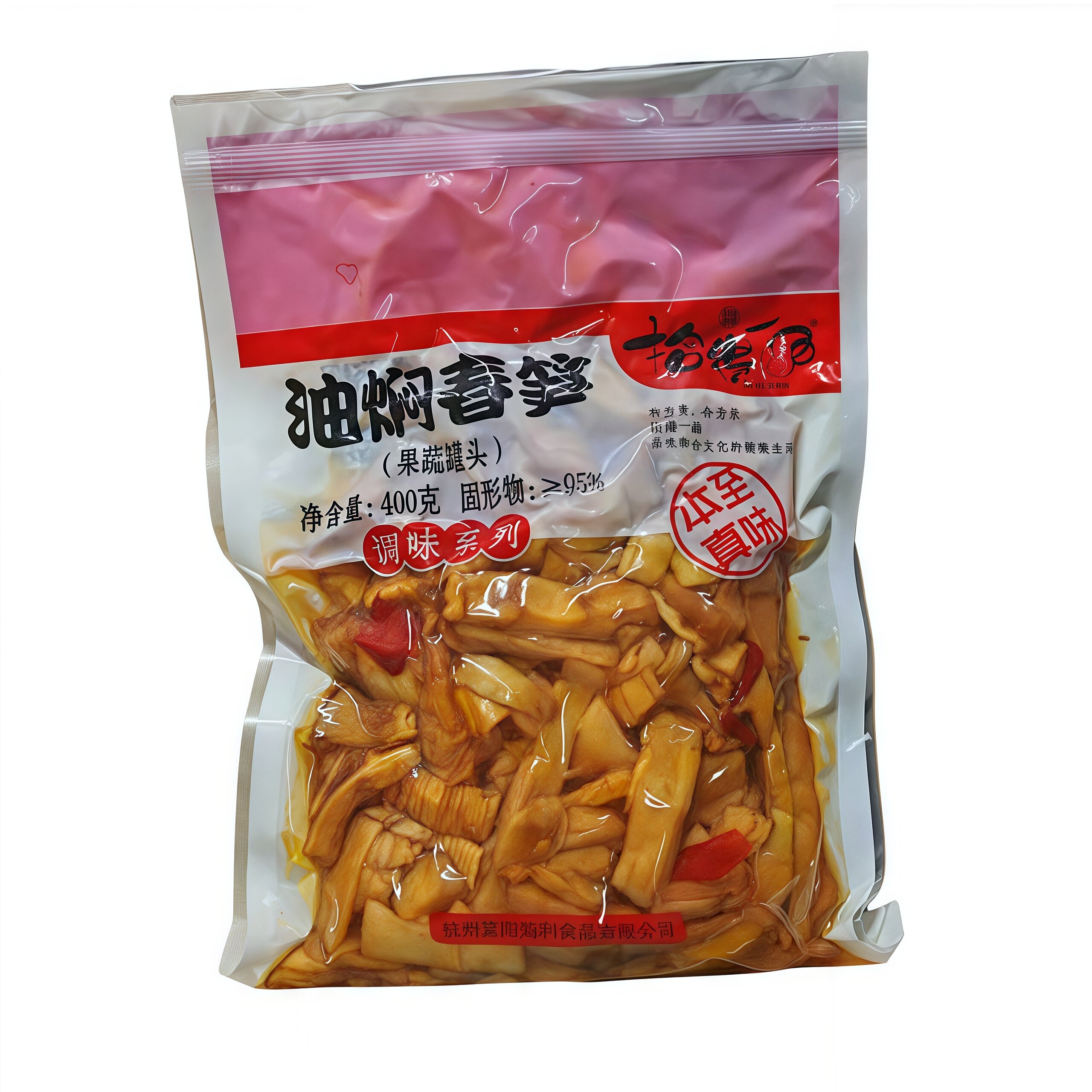 拾得一品油焖春笋果蔬罐头400g 杭州特产零食 开袋即食笋丝 免邮