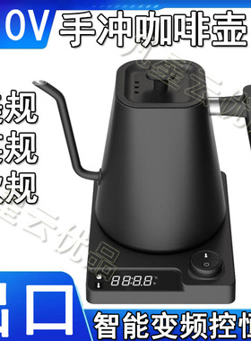 咖啡壶110v台湾美规长嘴热水壶细口Long mouthed electric kettle