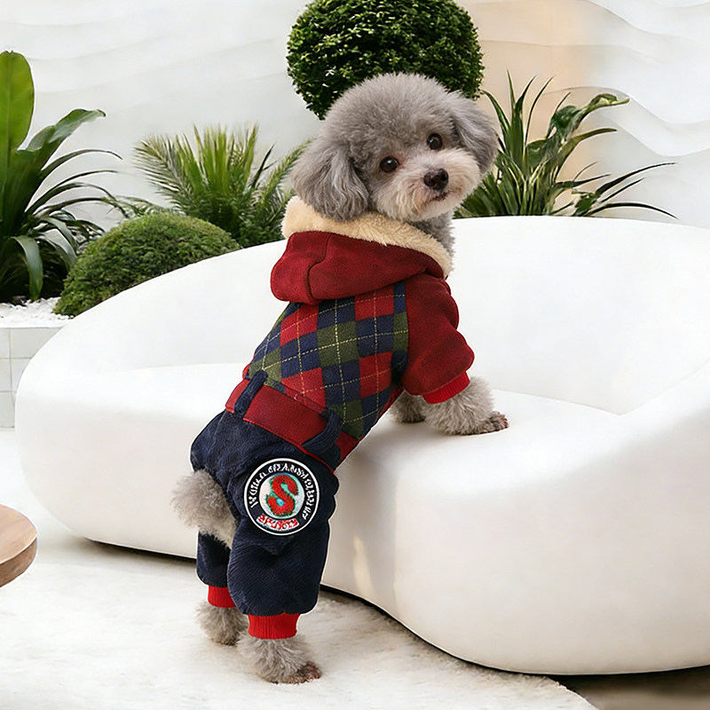 狗狗衣服小型犬冬天厚款保暖约克夏马尔济斯外出防着凉连帽四脚衣,宠物/宠物食品及用品,狗宠物服装/雨衣,淘宝优惠券,粉丝福利购,淘宝优惠卷