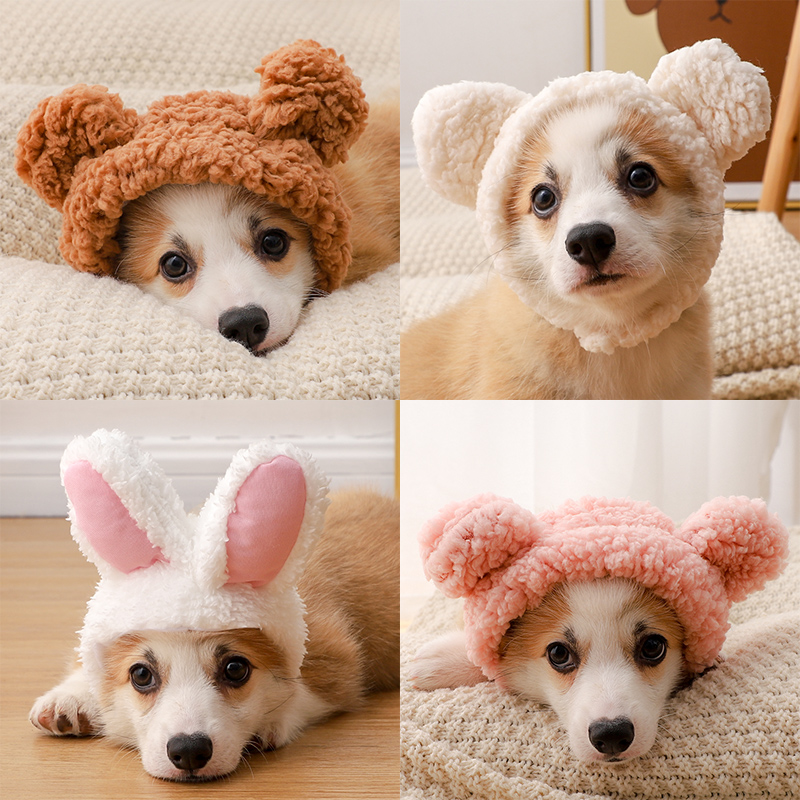 PETA宠物毛绒头套狗狗猫咪