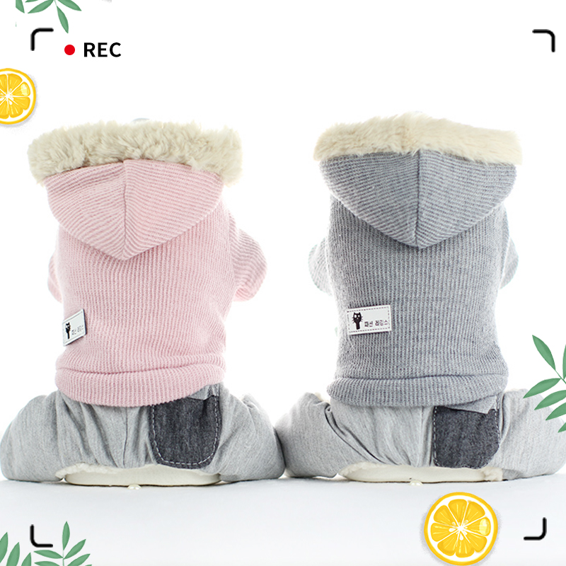 狗狗衣服2025新款冬小型犬保暖冬季加绒加厚泰迪比熊防掉毛四脚衣