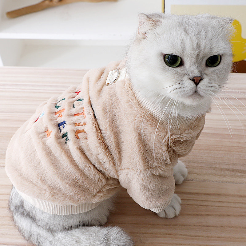 银渐层猫咪衣服秋冬款橘猫冬天保暖棉衣布偶小猫厚款可牵引两脚衣,宠物/宠物食品及用品,猫宠物服装/雨衣（新）,淘宝优惠券,粉丝福利购,淘宝优惠卷