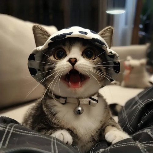 宠物狗狗帽子缅因小猫渔夫帽
