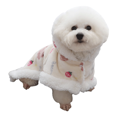 狗狗冬季保暖披风可爱斗篷