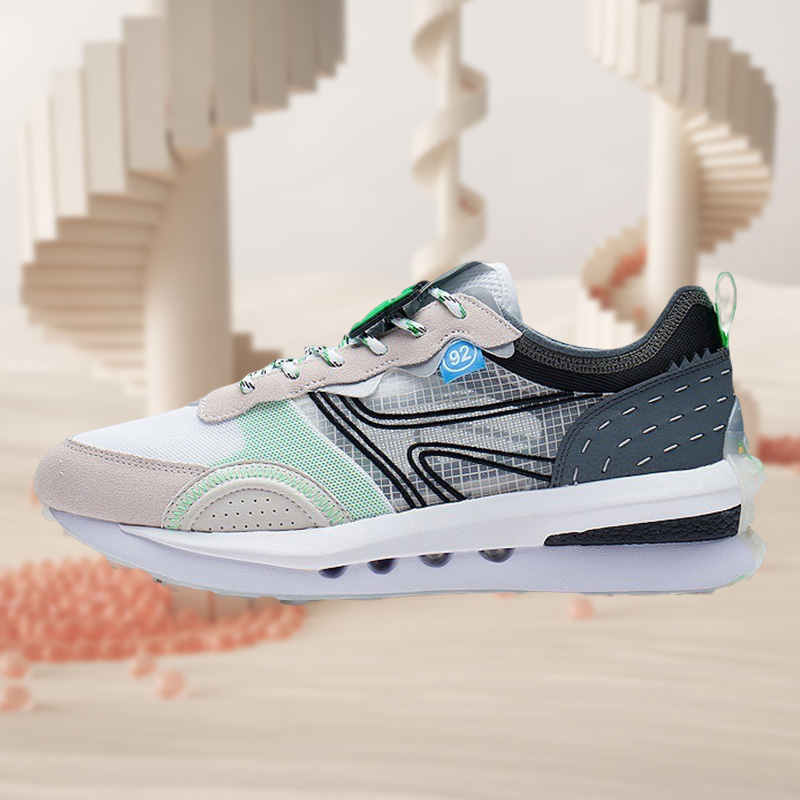 正品李宁休闲男 22夏季新款方圆92cozy老爹运动板鞋AGCS025-1