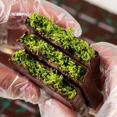 Dubai迪拜风味巧克力网红夹心巧克力开心果酱榛子酱代可可脂