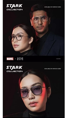 日本品牌SATURDAYS联合漫威电影推出钢铁侠系列男女纯钛轻眼镜框