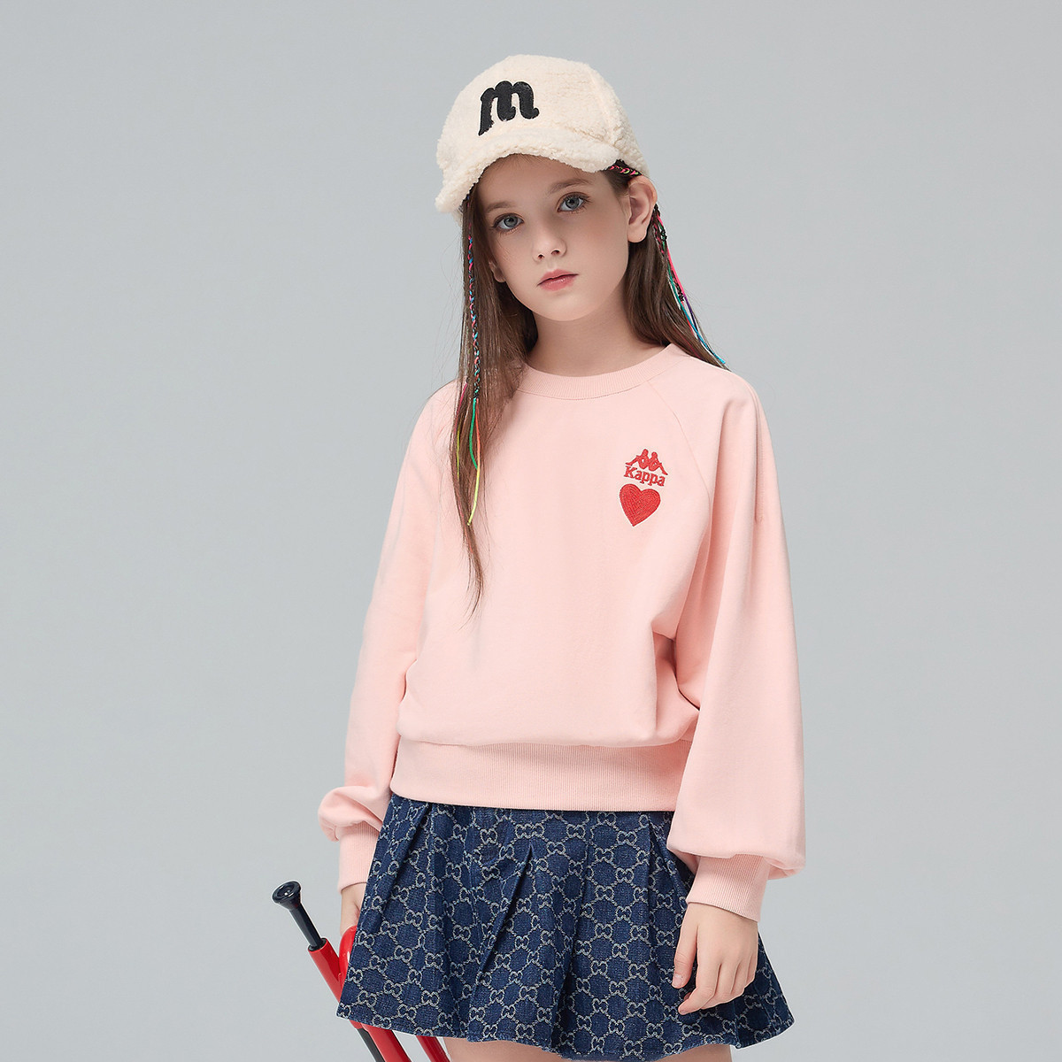 卡帕s女童卫衣儿童打底衫